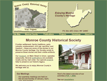 Tablet Screenshot of monroewvhistory.org